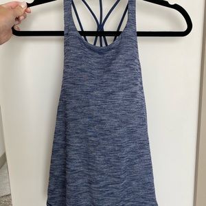 Lululemon tank with connected bra